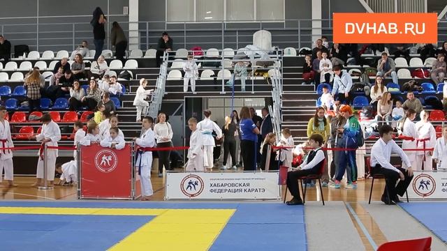 Юные каратисты собрались на краевых соревнованиях в Хабаровске смотреть онлайн
