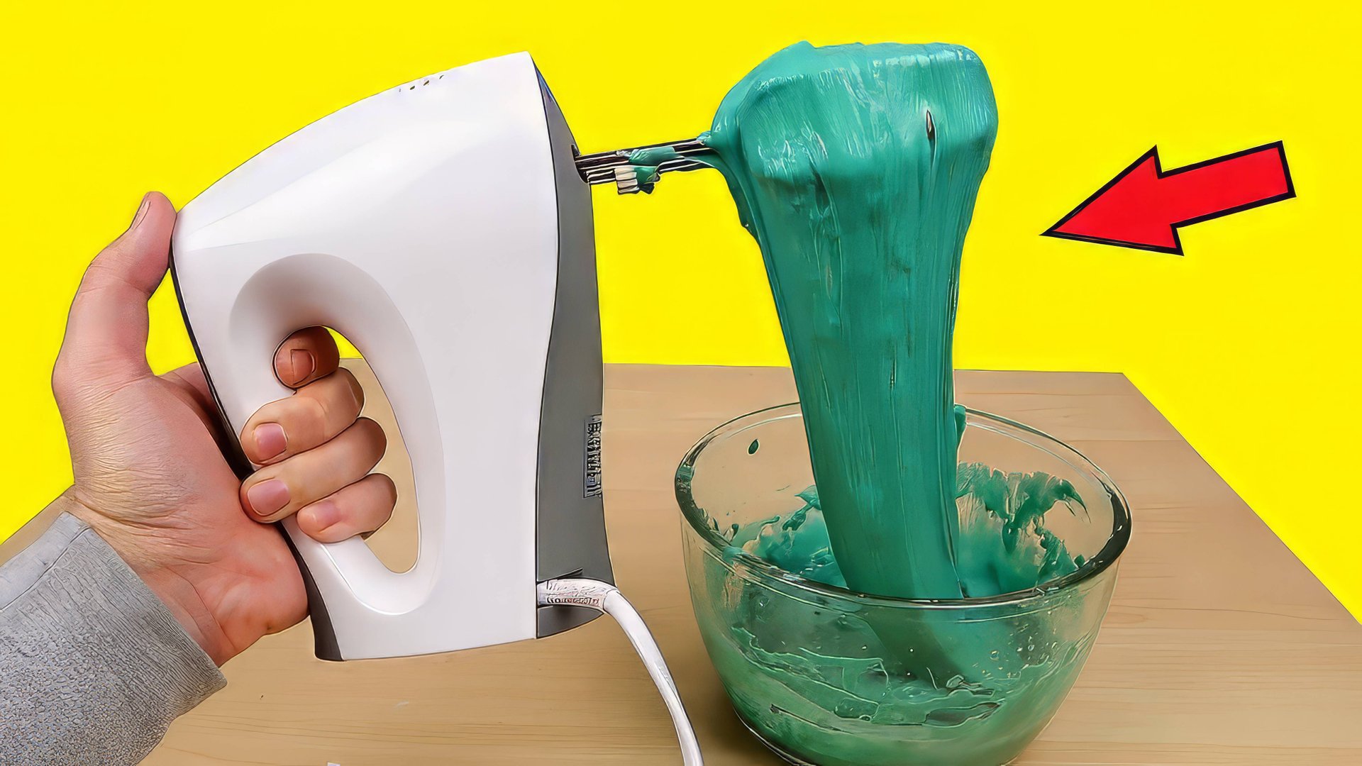 Лизун в миксере! Как сделать лизуна и не запачкать руки! Флаффи слайм. alex boyko смотреть онлайн