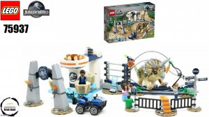 LEGO МИР ЮРСКОГО ПЕРИОДА 75937 Буйство трицератопса #Юрский #Динозавры #Лего #Мир #LEGO