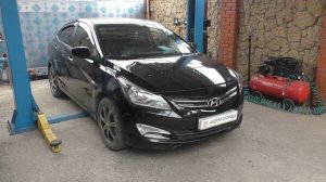 Замена двигателя G4FC производства Китай на Hyundai Solaris 2014 года Хендай Солярис 1,6 1часть