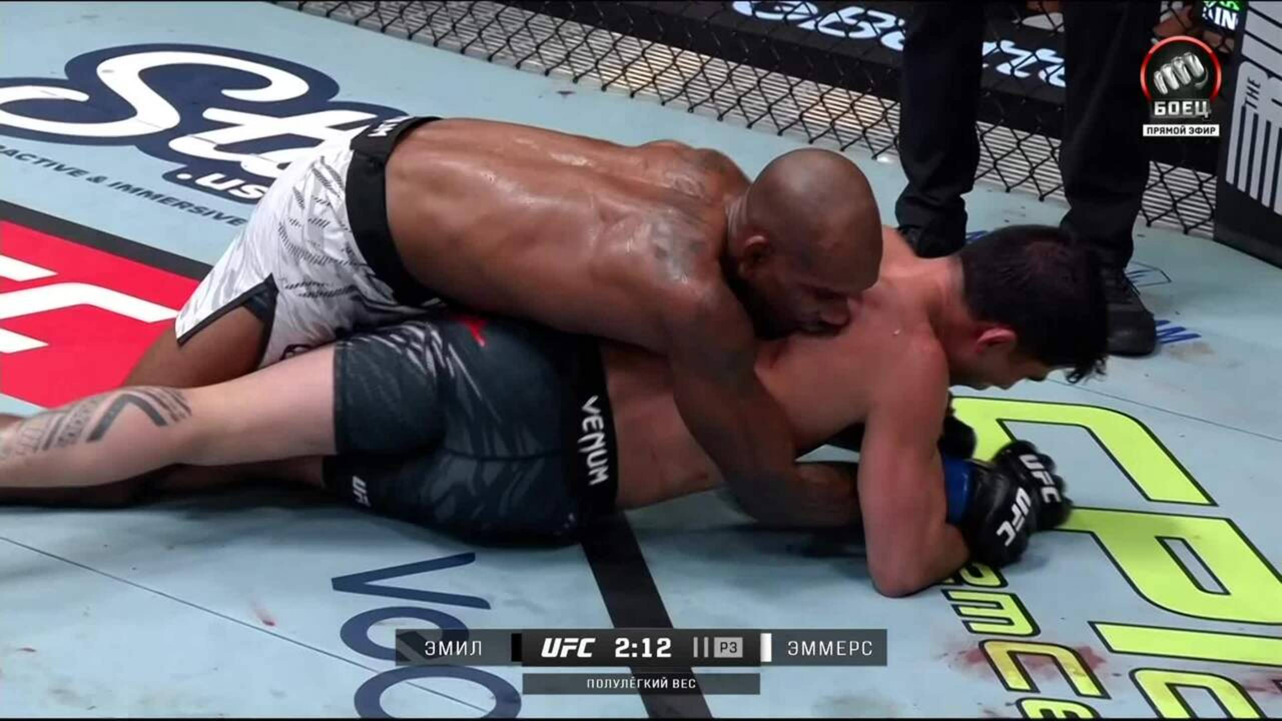 ⁣Хайдер Эмил против Джамалла Эммерса (видео). UFC Fight Night
