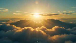 Футаж. Солнце. Облака.