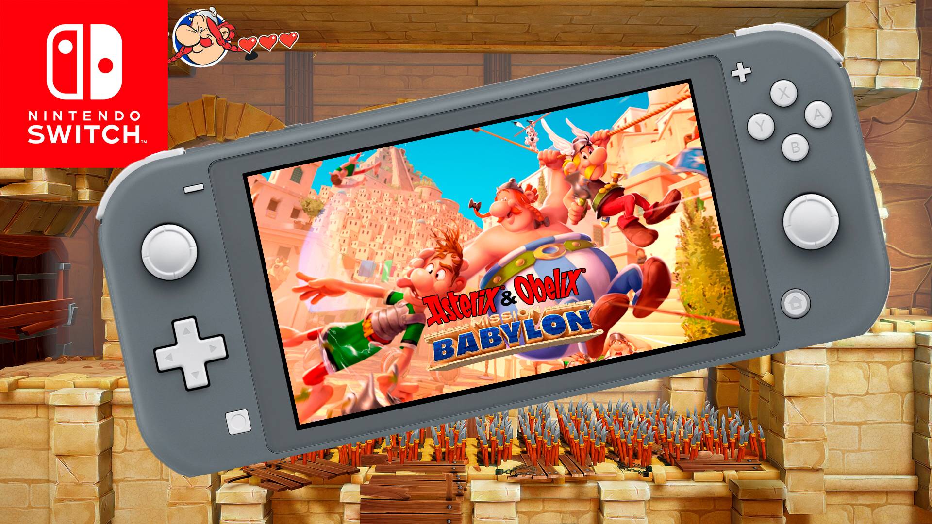 Asterix and Obelix - Mission Babylon Nintendo Switch Lite Gameplay смотреть онлайн