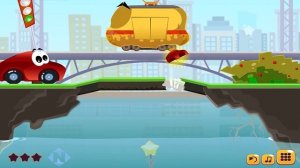 Мультфильм для детей про ИГРЫ Красная Машинка и Гонки