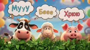 Давай-ка вместе! | Песня про звуки животных | Детская песенка с кукольным театром