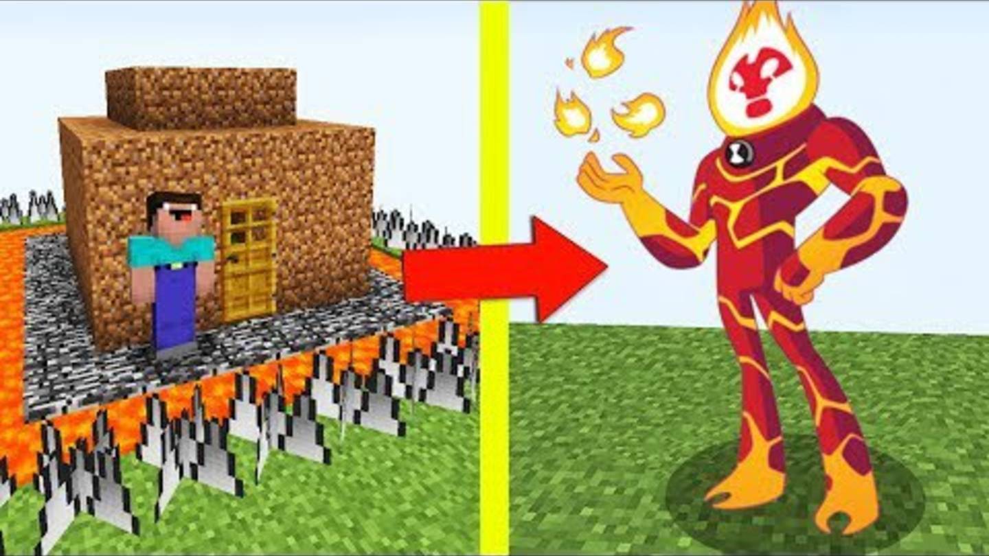 НУБ ПОСТРОИЛ САМЫЙ ЗАЩИЩЕННЫЙ ДОМ МАЙНКРАФТ! НУБ ПРОТИВ БЕН 10 ЕХЕ ТРОЛЛИНГ ЛОВУШКА MINECRAFT Мульт смотреть онлайн