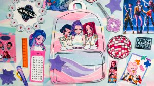 K -POP Demon Huntrx / собираю бумажный рюкзачок