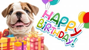 Оригинальное поздравление С Днём рождения от Булли Вулли! 🍰🥳✨