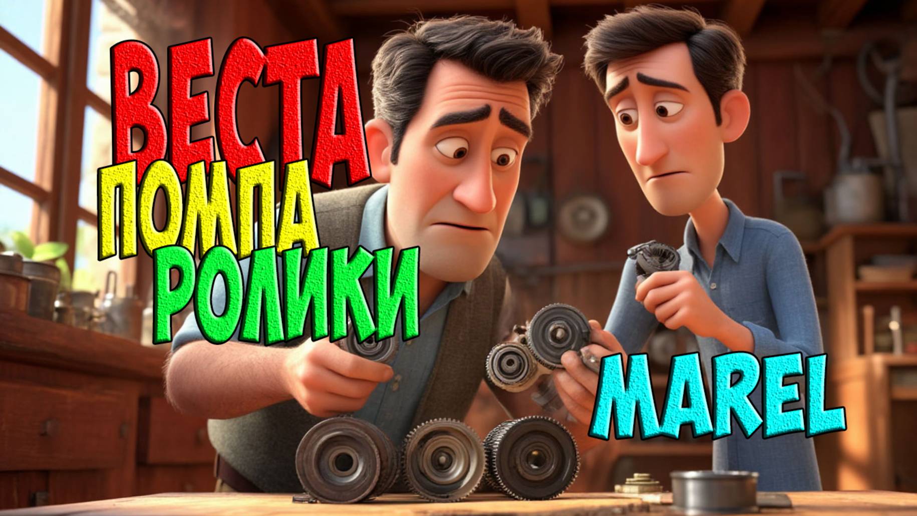 Подшипники и помпа Marel распаковка и отзыв смотреть онлайн