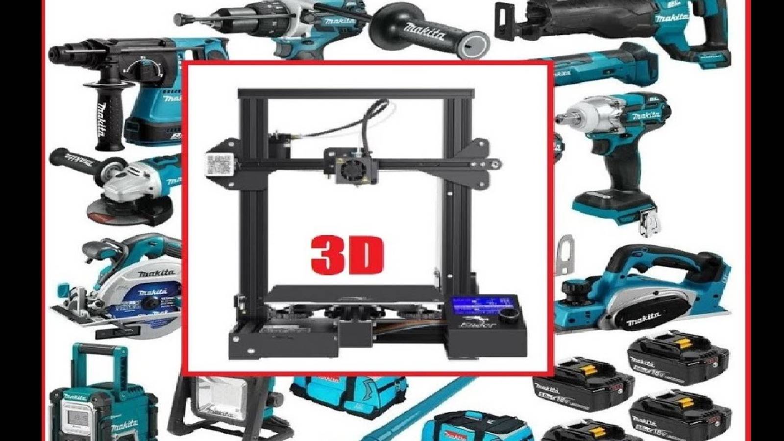 Настенные и потолочные крепления для инструмента Makita 18V на 3D принтере! смотреть онлайн