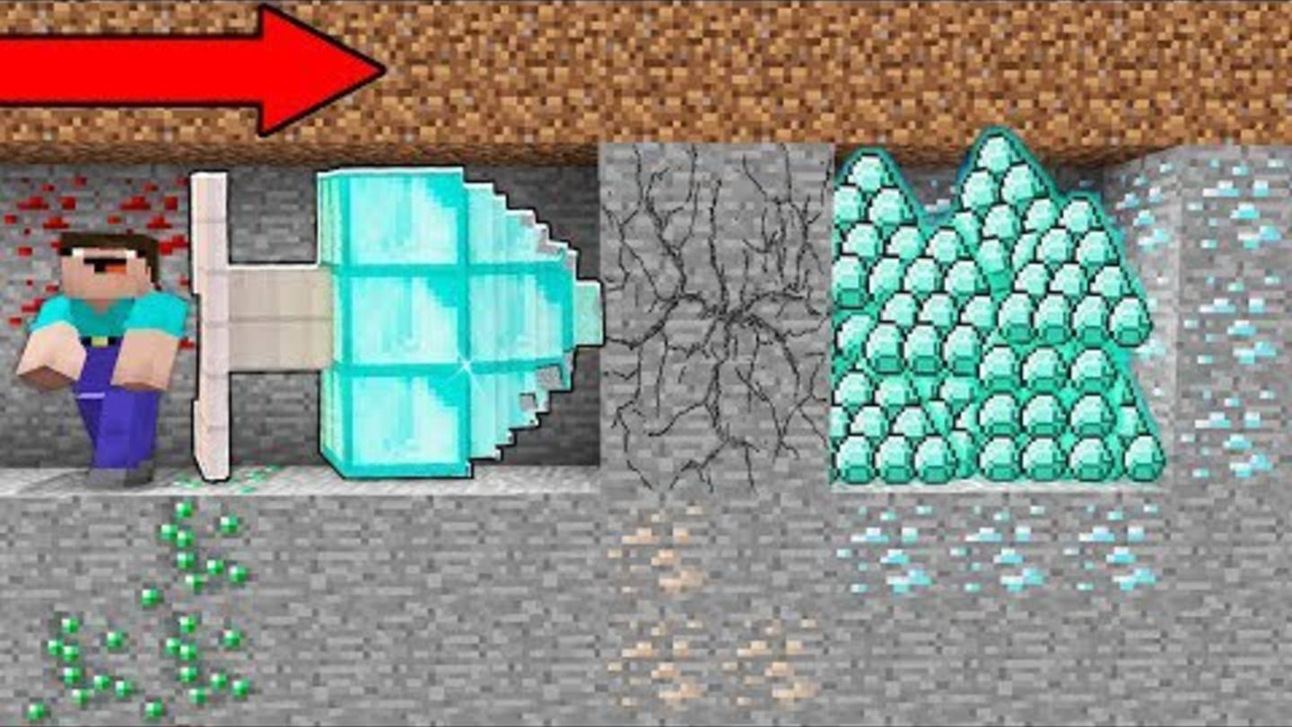 НУБ НАШЕЛ ЧТО СКРЫВАЛИ В СЕКРЕТНОЙ ШАХТЕ В МАЙНКРАФТ! ТРОЛЛИНГ НУБА ПРОТИВ ЛОВУШКА MINECRAFT смотреть онлайн