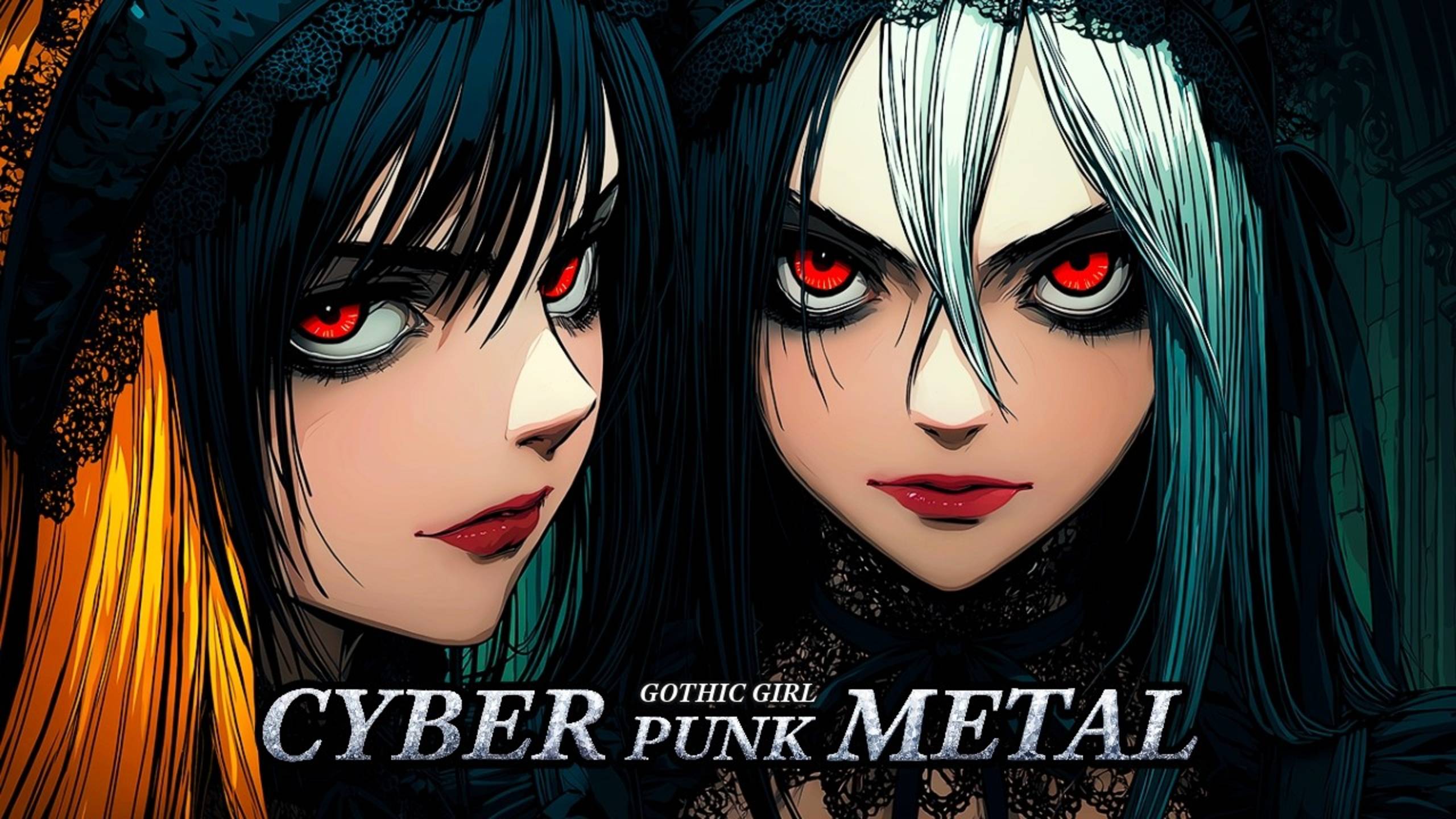 Cyberpunk Bright Gothic Girl – Metal For Study & Focus / Before Tomorrow Comes