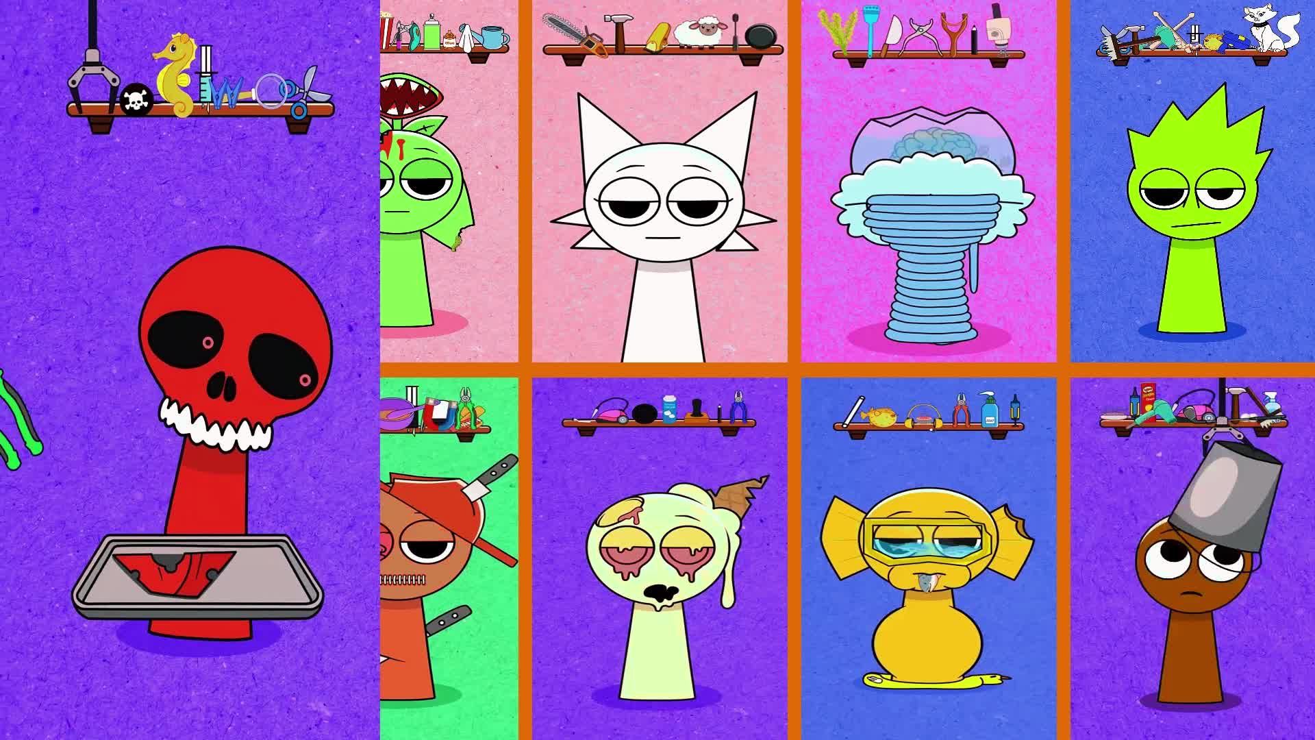 Спрунки (ASMR Sprunki) спрунки ремонт 2 смотреть онлайн