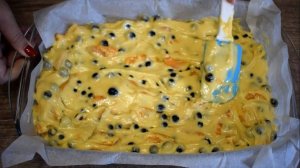 За 5 минут все смешиваю и в духовку! Вы будете делать этот пирог каждый день! Пирог с ягодами к чаю