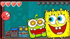 Игра Красный Шар 4 против Босса 2 Мультик для детей