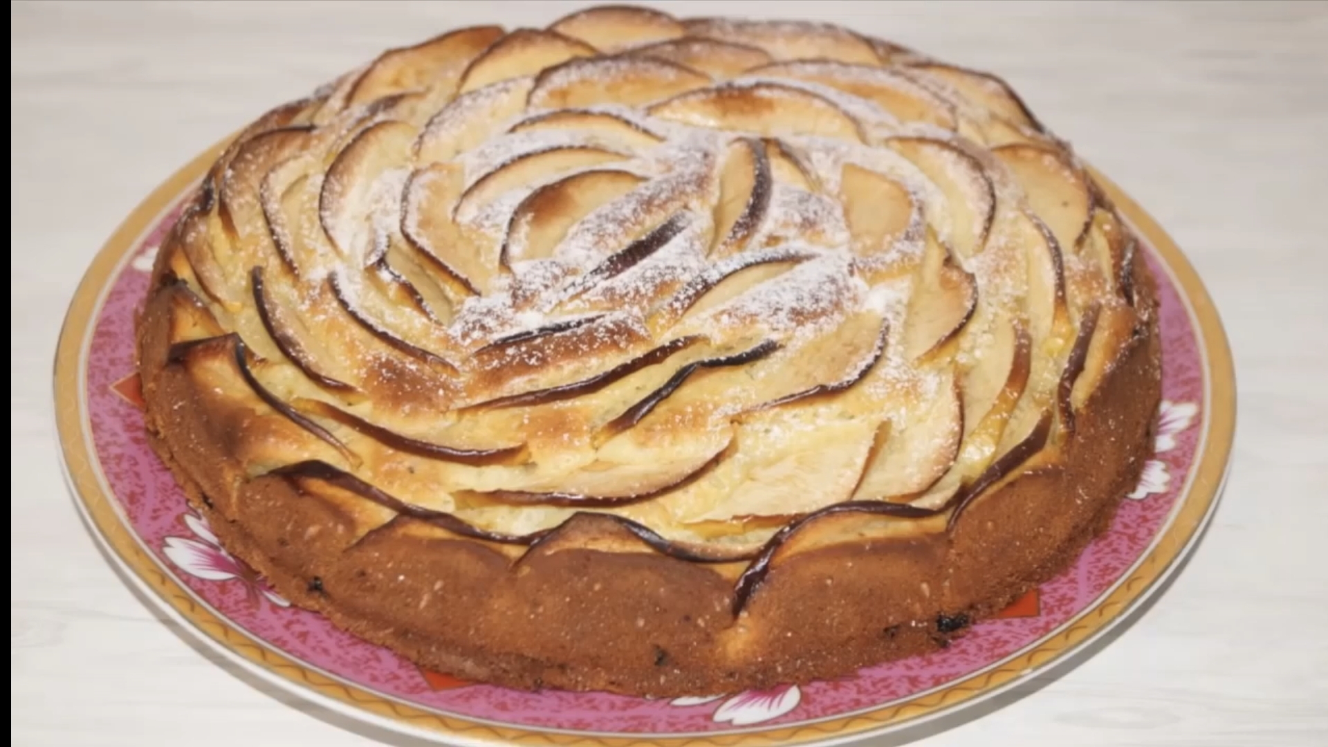 Яблочный пирог на сметане) ШАРЛОТКА! смотреть онлайн