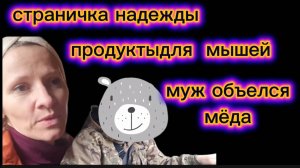 Страничка надежды Продукты для откорма мышей Все бросила и бежала за штанами Странно все это