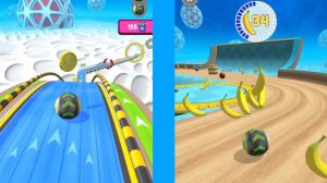 Going balls All Levels Gameplay IOS Android Going Balls level 1176 Bonus level  Banana frenzy