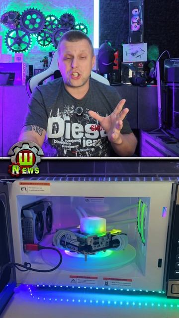 Микроволновка на базе RTX 5060ti смотреть онлайн