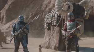 Дин Джарин ПРОТИВ Крайт Дракона клип мандалорцев 4K HDR