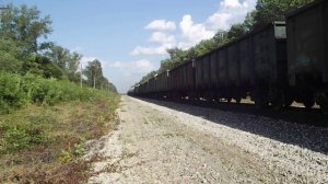 2ТЕ10м 2153 грузовой перегон Б.-Донской - о.п. Руднево.