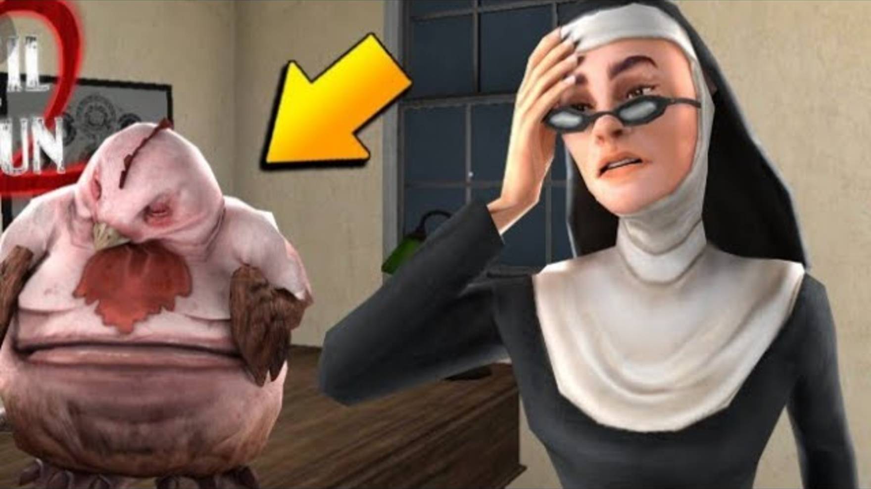 Evil Nun 2 / убежала от пухляша