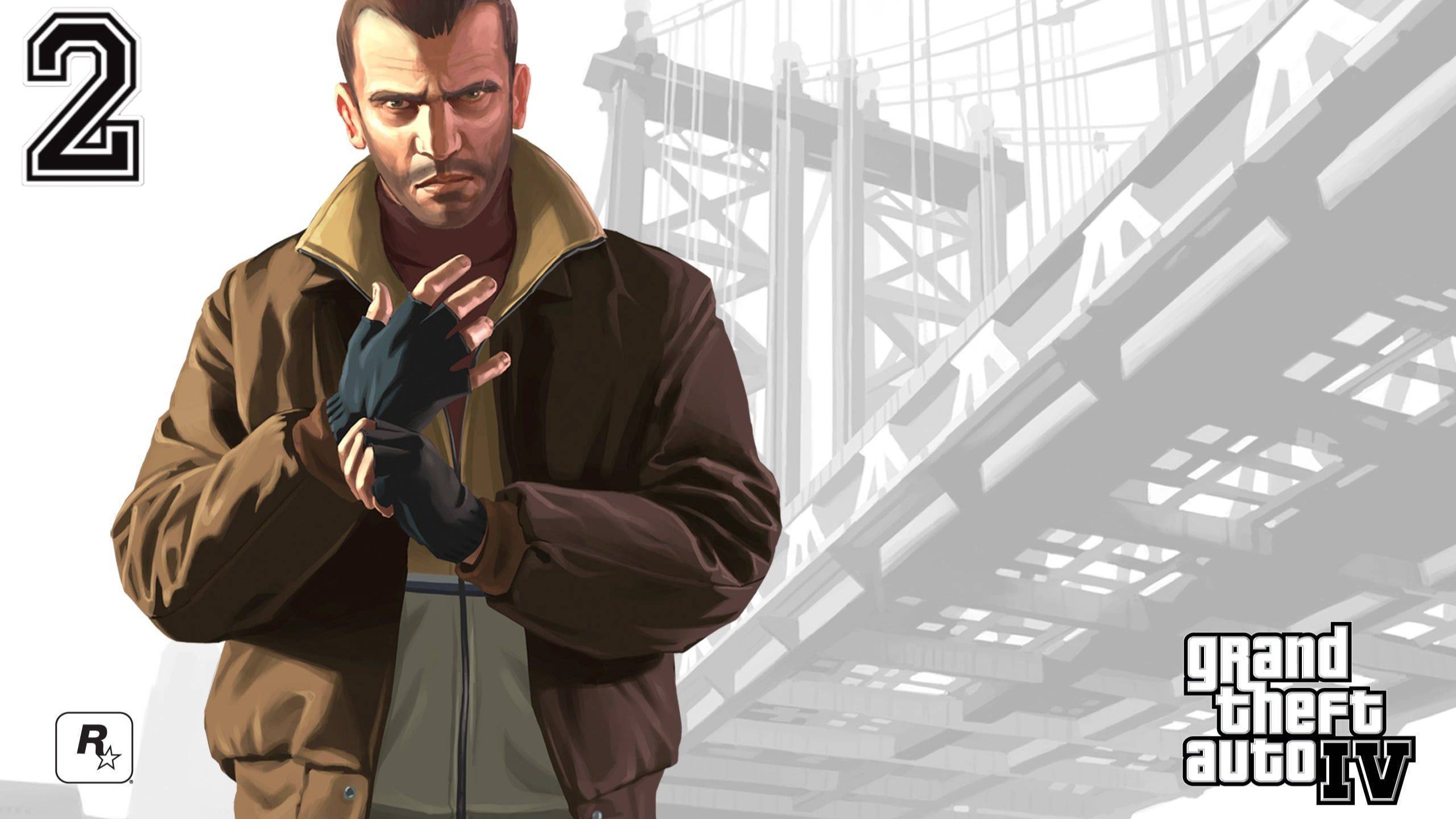 GTA IV #2.Прогулка с братом,работа на Влада. смотреть онлайн