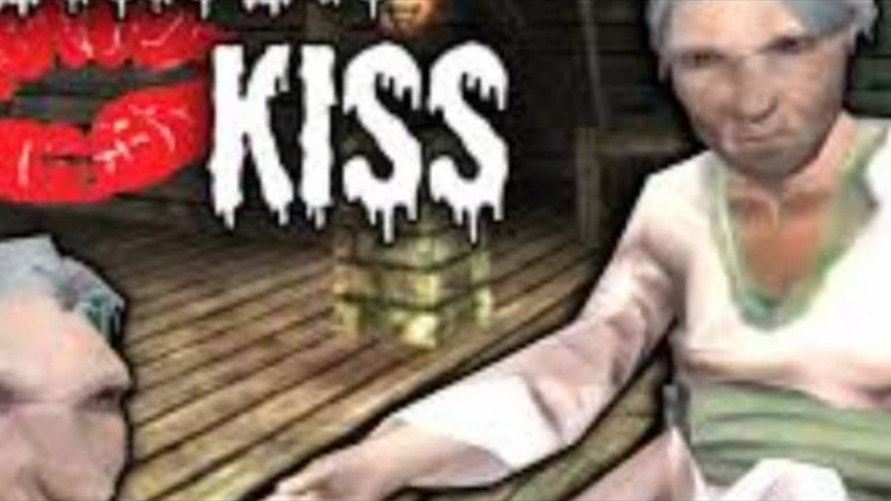 Это еще что... / Horror Kiss / странная бабка гоняется за мной, в попытках поцеловать 🤯