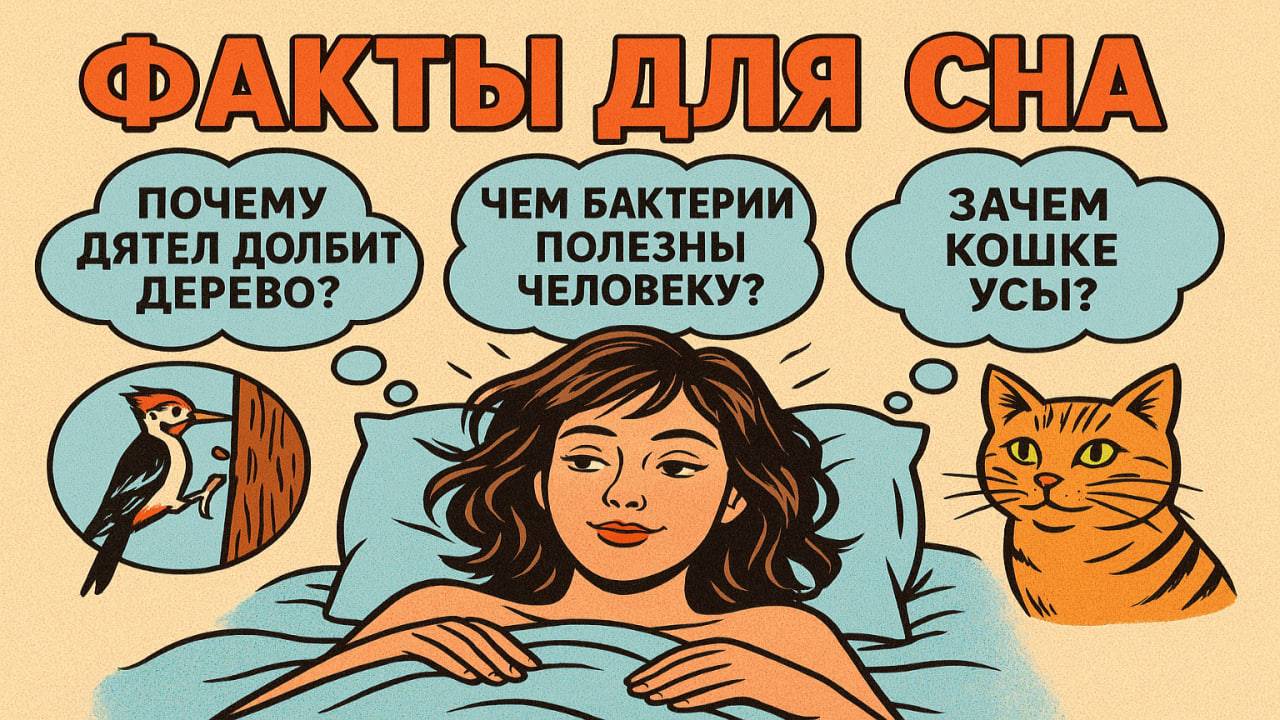 Ответы на вопросы перед сном: интересные факты о животных, чтобы быстро уснуть смотреть онлайн