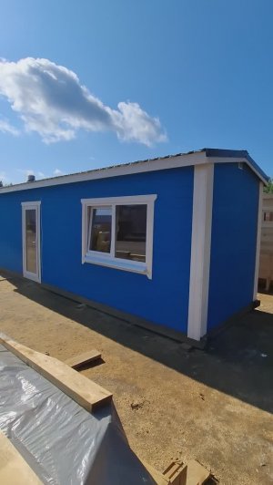 Баня 8 метров перевозная (мобильная) sklesnoe.ru