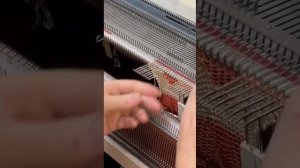 Цветное частичное вязание