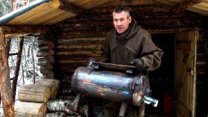 Проверяю капканы. Новая печь не прижилась в избе