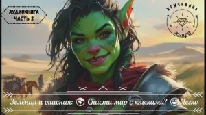 🎧АУДИОКНИГА ПОЛНОСТЬЮ💚Зелёная и опасная:🌍Спасти мир с клыками? ⚔️Легко😄ЧАСТЬ2🌟 ЖЕМЧУЖИНА ЖАНРА