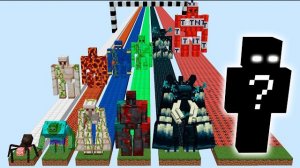 Какой Мутант самый сильный против  големов в Майнкрафте?