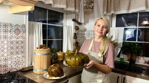 СТРОИМ УСАДЬБУ МЕЧТЫ В ДЕРЕВНЕ/ОГОРОД И ХОЗЯЙСТВО/ПРОВОДИМ СВЕТ В ПТИЧНИК/ФАРШИРОВАННАЯ ТЫКВА