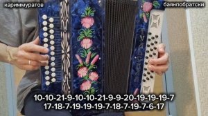 БОҘРӘ ТАЛДАР - обучающий видеоразбор на гармони ЦИФРАМИ