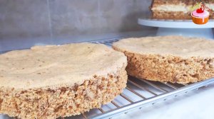 Идеальные воздушно-ореховые коржи для Киевского торта 🌰 Тот самый рецепт из детства! ✨