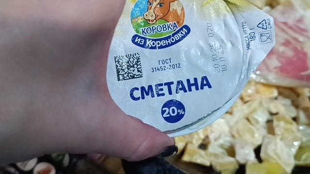 Запечённая картошка со сметаной и сыром 🍽️