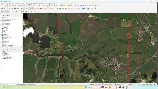 Ручное визуальное дешифрирование территории в Qgis смотреть онлайн