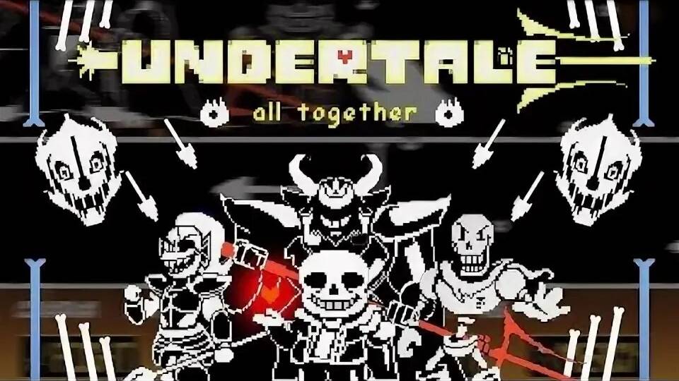 Undertale all together НА РУССКОМ смотреть онлайн