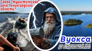 На лодке по реке Вуокса (Обзор реки в её верхнем течении).