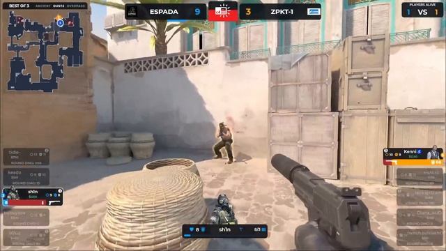 TOP 8 (2игра) ESPADA vs ZPKT-1 2025 Турнир ТЭК от GDUgame