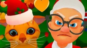 Бабка и кот