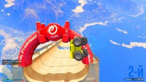 АДСКИЙ СПУСК БЕЗ ТОРМОЗОВ + ЛИЦОМ К ЛИЦУ ПОЛУЧИТЬСЯ ЖЕСТЬ ! СТЕНКА НА СТЕНКУ В ГТА 5 ОНЛАЙН