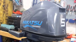 Mikatsu M5FHS Мотор обкатали, совместили с лодкой.