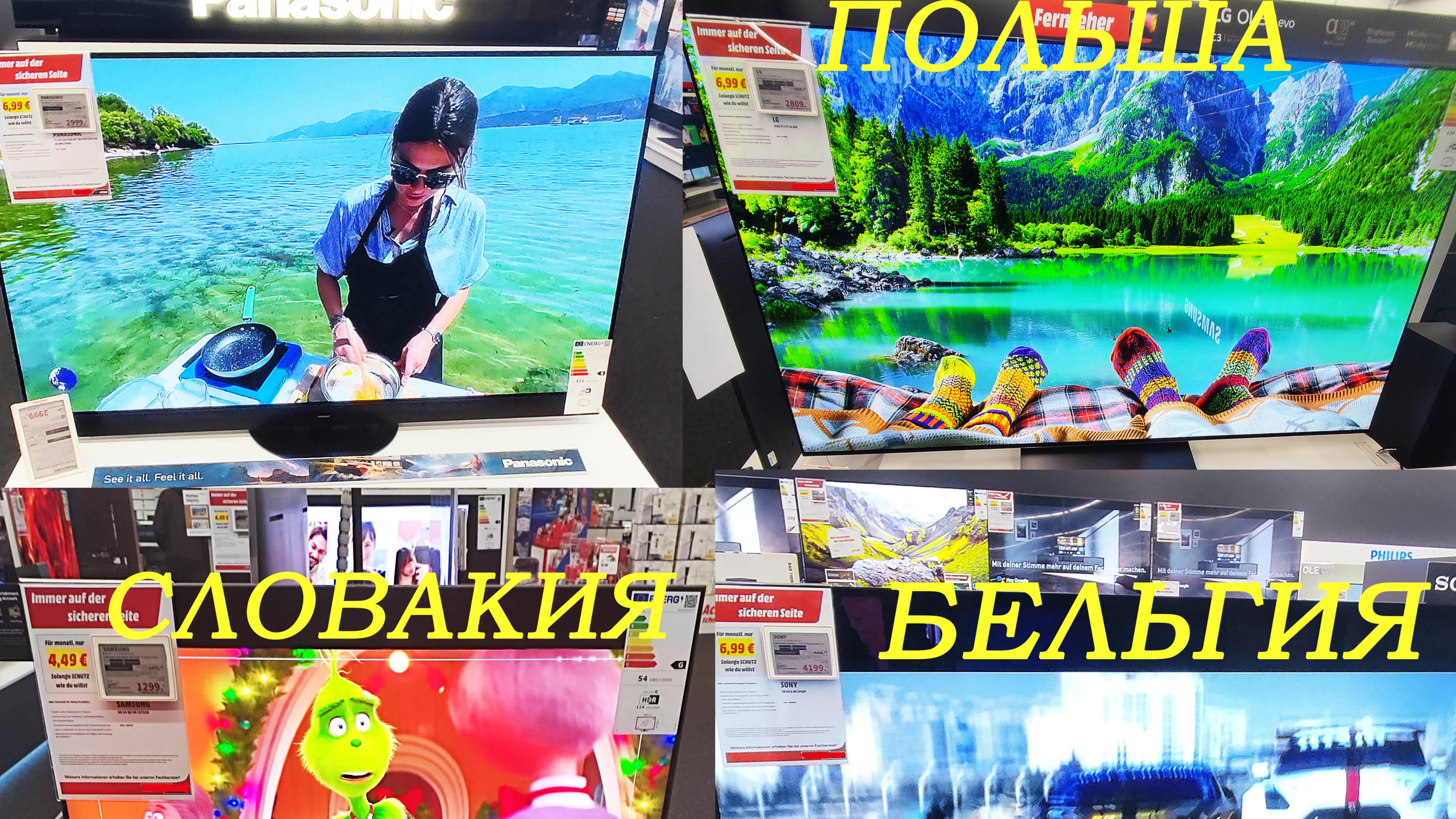 Какие страны поставляют бытовую технику в немецкие магазины.