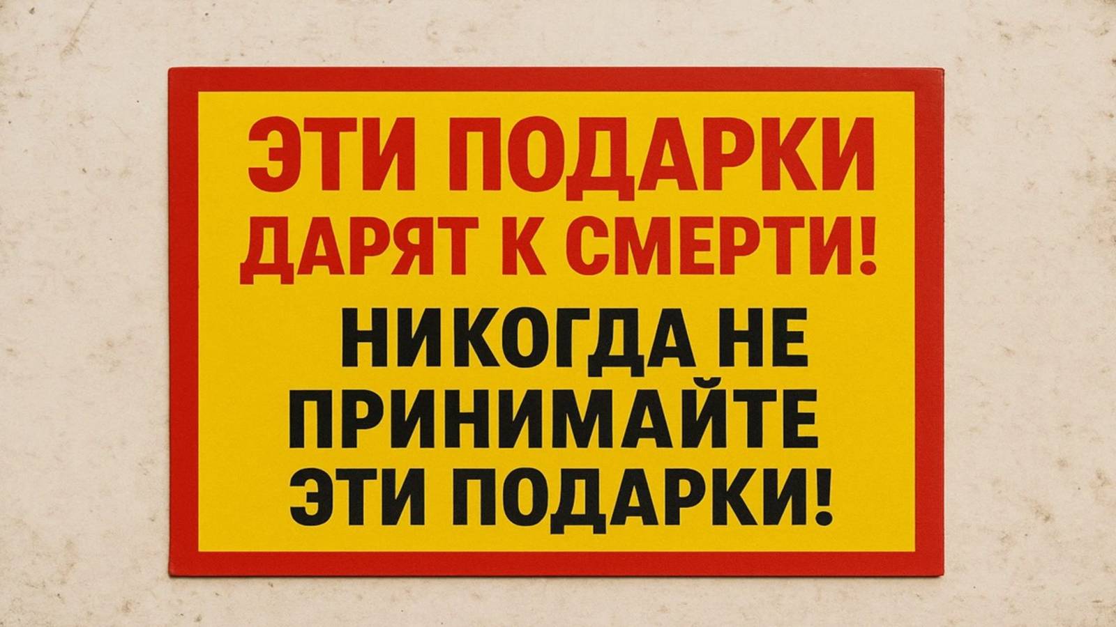 Никогда не бери эти подарки: старинные приметы о вещах, что приносят несчастья и болезни смотреть онлайн
