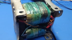 Трансформатор для зарядного. Перемотка любого разборного.