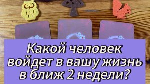 Какой человек в ближайшие 2 недели войдет в вашу жизнь?