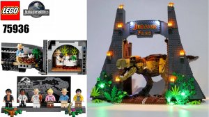 LEGO МИР ЮРСКОГО ПЕРИОДА 75936 Парк Юрского периода Буйство Тираннозавра Рекса #Трекс #Юрскийпарк